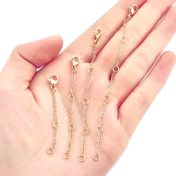 ⚜️𝟯𝟬%𝗢𝗙𝗙 𝗯𝘂𝗻𝗱𝗹𝗲𝘀 𝟯+⚜️ NEW Stainless Steel Extender for Necklace - Picture 7 of 10